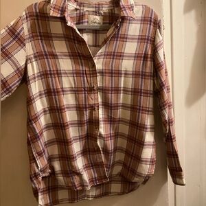 Jach’s Girlfriend Flannel Pastel with Pockets!!